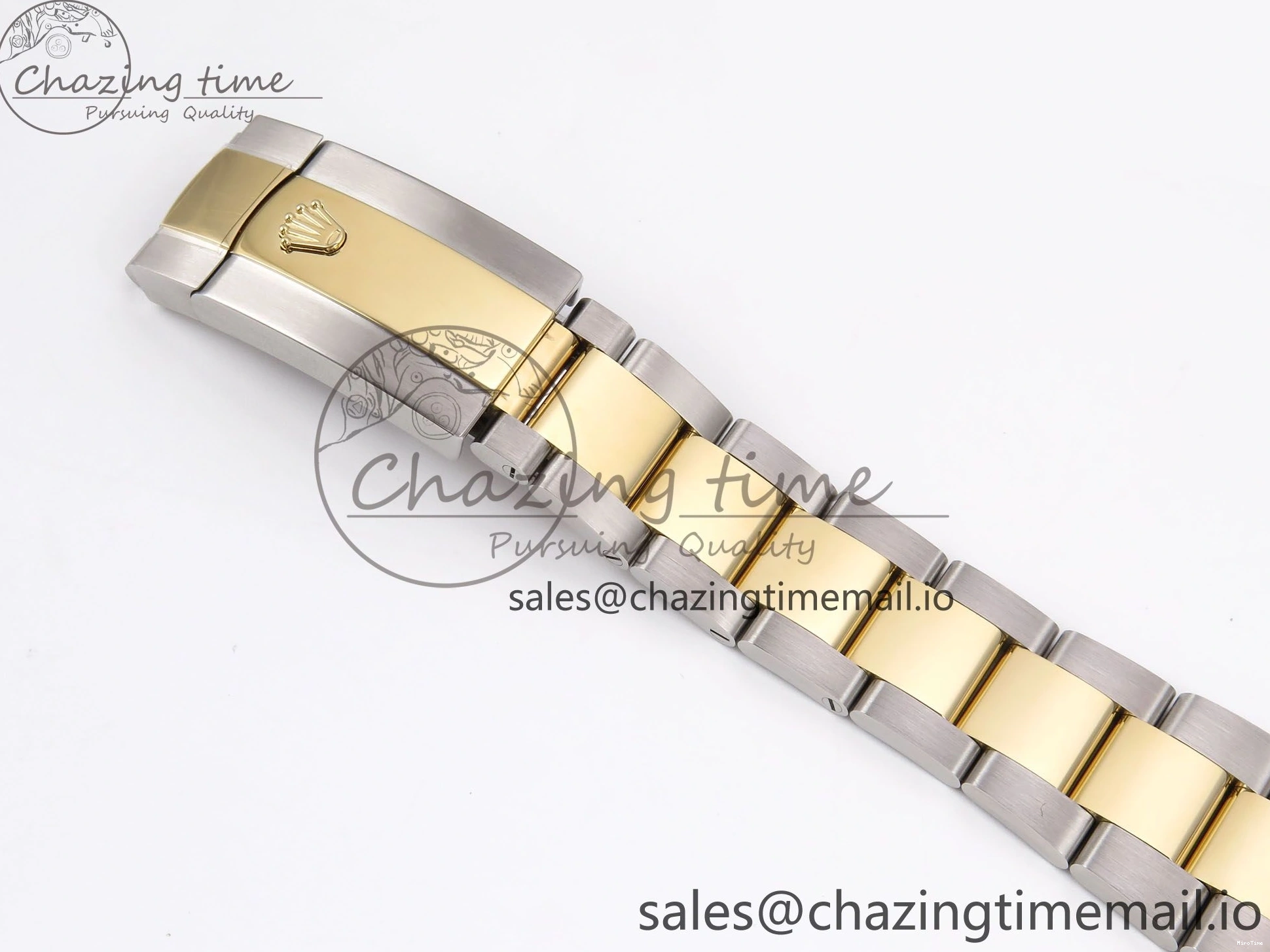 MiroTime 0514 DateJust 41 126333 EWEF Best Edition YG Diamonds Dial on SS YG Oyster Bracelet A Minimalist 973